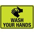 Lyle Sign, Wash Your Hands (W Sym), LCUV-0078ST-RA_14x10 LCUV-0078ST-RA_14x10